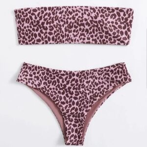 Leopard Print Bikini Set